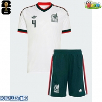 Mexico Edson Alvarez #4 Bortedraktsett Barn VM 2026 Kortermet (+ Korte bukser)